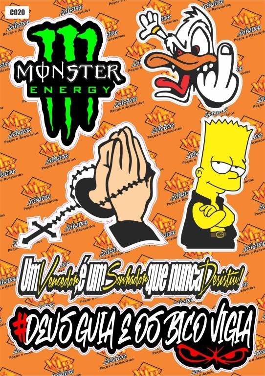 AD. CARTELINHA MONSTER ENERGY
