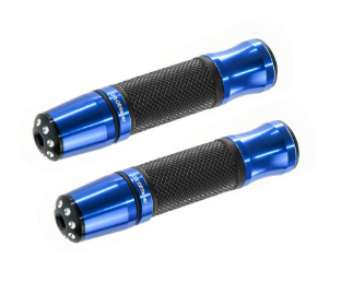 MANOPLA RIZOMA PESO LONGO (1 PAR) PRETO COM AZUL