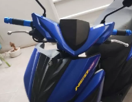 MANOPLA PESO LONGO (1 PAR) PRETO COM AZUL