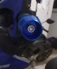 MANOPLA PESO LONGO (1 PAR) PRETO COM AZUL
