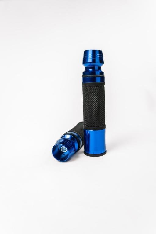 MANOPLA PESO LONGO (1 PAR) PRETO COM AZUL