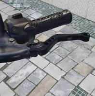 MANETE ESPORTIVA ALUMÍNIO (1 PAR) PRETO