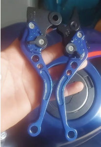 MANETE ESPORTIVA ALUMÍNIO (1 PAR) AZUL