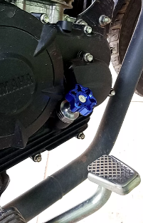 VARETA DE ÓLEO ALUMINIO (UND) AZUL