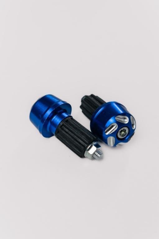 PESO GUIDÃO RACING ALUMINIO (1 PAR) AZUL