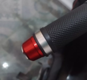 PESO GUIDÃO RACING ALUMINIO (1 PAR) VERMELHO
