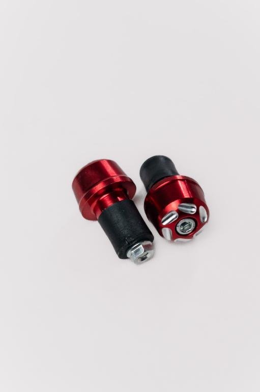 PESO GUIDÃO RACING ALUMINIO (1 PAR) VERMELHO