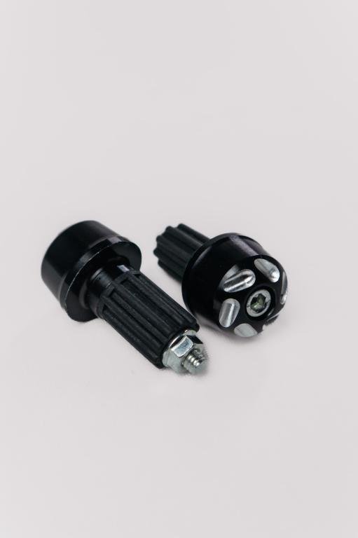PESO GUIDÃO RACING ALUMINIO (1 PAR) PRETO