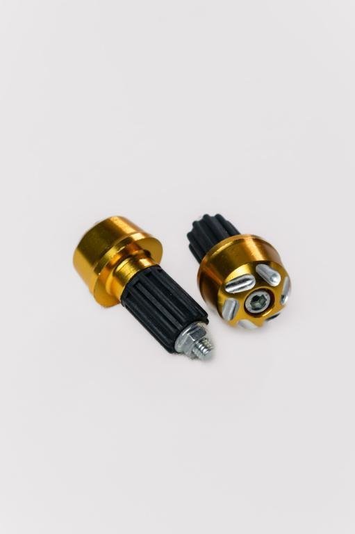 PESO GUIDÃO RACING ALUMINIO (1 PAR) DOURADO