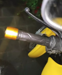 PESO GUIDÃO RACING ALUMINIO (1 PAR) DOURADO