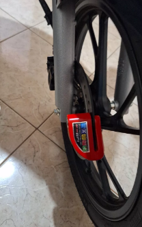 TRAVA DISCO COM ALARME (UND) VERMELHO