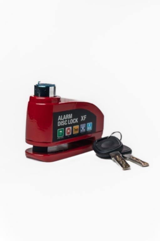 TRAVA DISCO COM ALARME (UND) VERMELHO