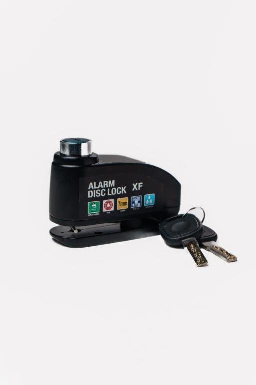 TRAVA DISCO COM ALARME (UND) PRETO