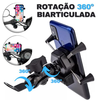 SUPORTE CELULAR C/ CARREGADOR ARANHA (UND)