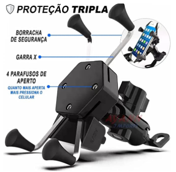 SUPORTE CELULAR C/ CARREGADOR ARANHA (UND)
