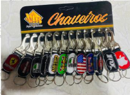 CHAVEIRO MOSQUETÃO (COMPATÍVEL NÃO ORIGINAL) (12 UND)
