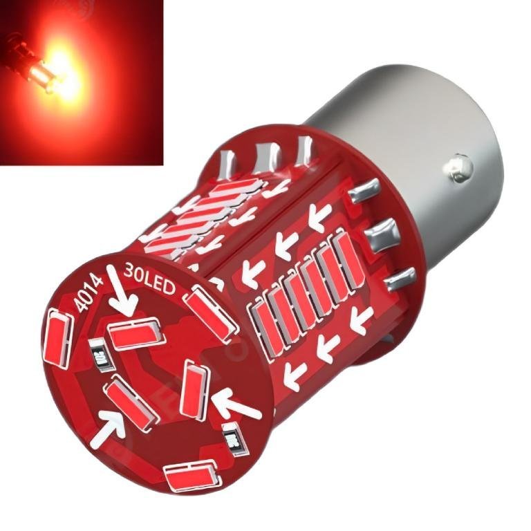 ESTROBO LED LÂMPADA (UND) VERMELHO