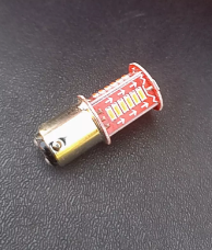 ESTROBO LED LÂMPADA (UND) VERMELHO