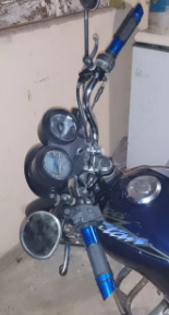 MANOPLA ALUMÍNIO BATOM PESO LONGO (1 PAR) AZUL