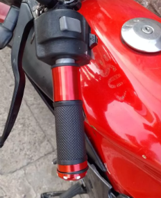 MANOPLA ALUMÍNIO PESO CURTO (1 PAR) VERMELHO