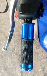 MANOPLA ALUMÍNIO PESO CURTO (1 PAR) AZUL