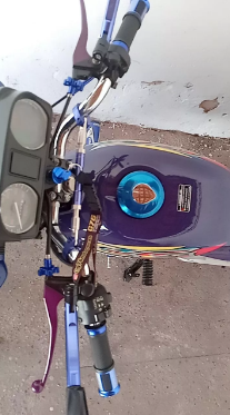 MANOPLA ESCAMA (1 PAR) AZUL