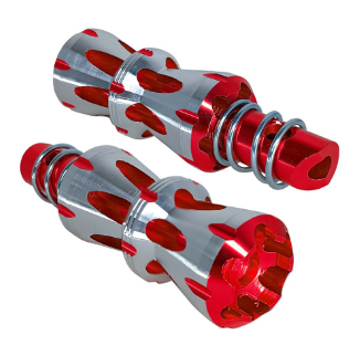 PEDALEIRA ALUMÍNIO NINJA (1 PAR) VERMELHO