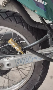 PEDALEIRA ALUMÍNIO NINJA (1 PAR) DOURADO
