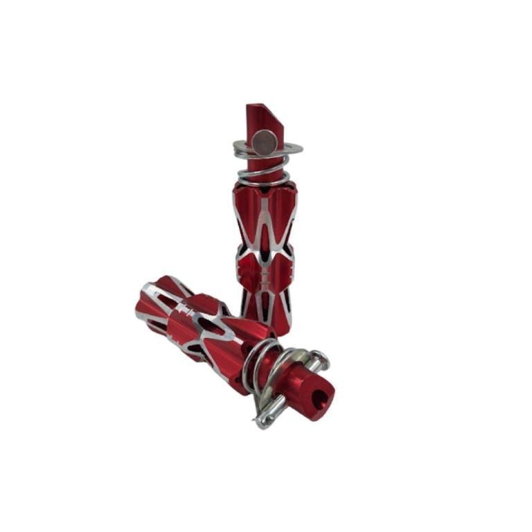 PEDALEIRA SAMURAI (1 PAR) VERMELHO