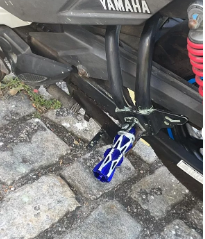 PEDALEIRA SAMURAI (1 PAR) AZUL