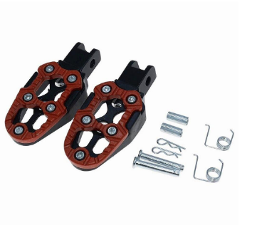 PEDALEIRA XRE BROS (1 PAR) VERMELHO