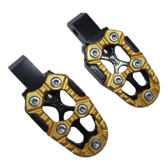 PEDALEIRA XRE BROS (1 PAR) DOURADO