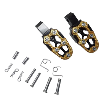 PEDALEIRA XRE BROS (1 PAR) DOURADO