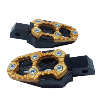 PEDALEIRA XRE BROS (1 PAR) DOURADO