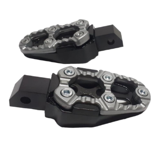 PEDALEIRA XRE BROS (1 PAR) PRATA