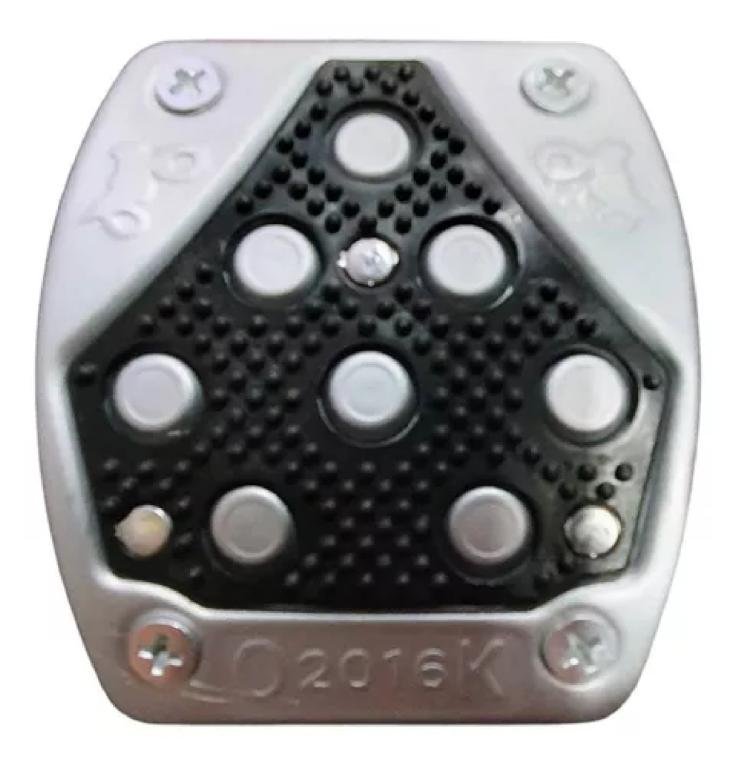 SUPORTE PEDAL FREIO PRATA (UND)