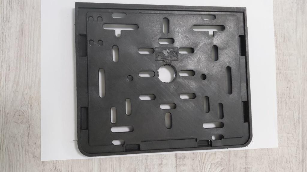 SUPORTE PLACA MERCOSUL (UND)