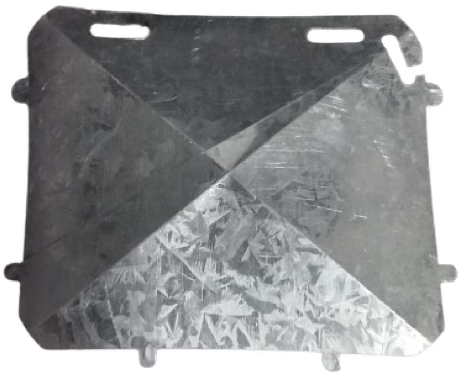SUPORTE PLACA ALUMÍNIO (UND)