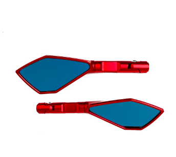 RETROVISOR UNIVERSAL (1 PAR) VERMELHO