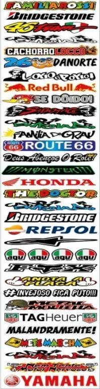 AD. FAIXINHAS KIT FAIXINHA MOTO (96 UND)