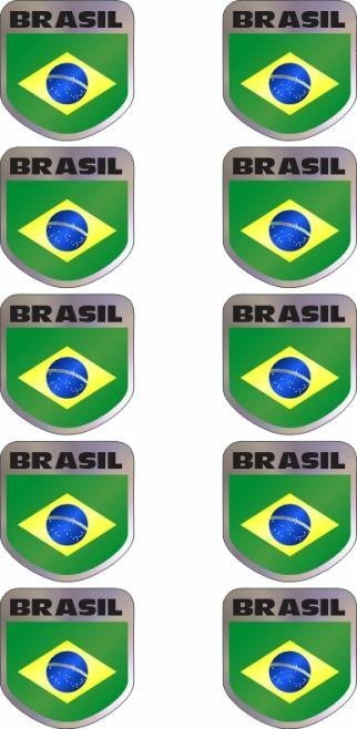AD. CARTELAS RESINADAS - BRASIL (10 UND)
