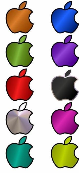 AD. CARTELAS RESINADAS - APPLE (10 UND)