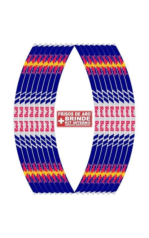 AD. FRISO DE ARO - RED BULL (ADESIVO COMPATÍVEL NÃO ORIGINAL) (16 UND)