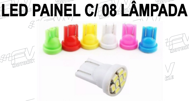 LED PAINEL C/ 08 LÂMPADA