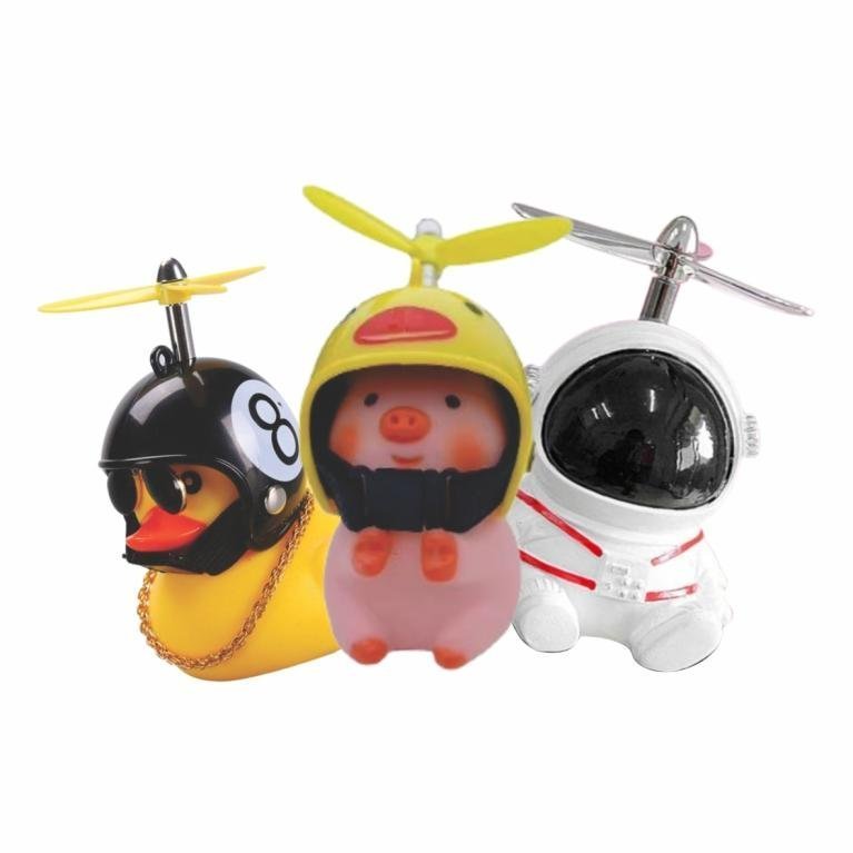 PATINHO,PORQUINHO E ASTRONAUTA DECORATIVO
