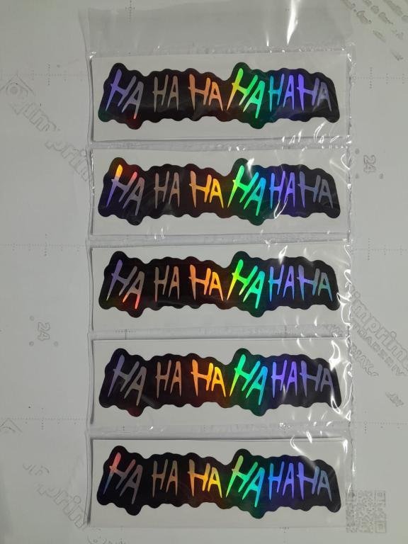 AD. HOLOGRAFICO - HA HA HA