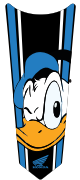 AD. GRAVATA - PATO DONALD (ADESIVO COMPATÍVEL NÃO ORIGINAL) (UND)