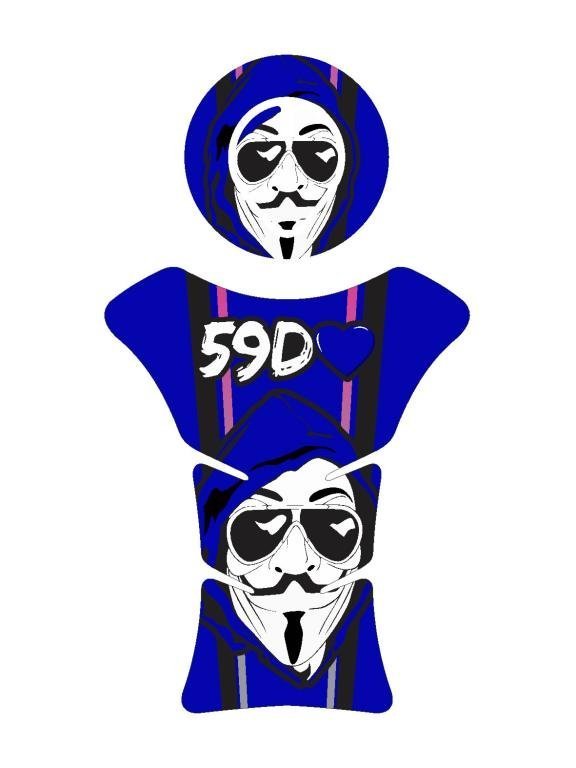 AD. PROTETOR TANK 150/160 DIVERSOS (ADESIVO COMPATÍVEL NÃO ORIGINAL) (UND)