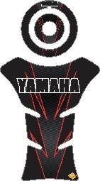 AD. PROTETOR TANK YAMAHA PRETO/ VERMELHO- (ADESIVO COMPATÍVEL NÃO ORIGINAL) (UND)