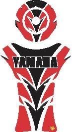 AD. PROTETOR TANK YAMAHA VERMELHO/PRETO (ADESIVO COMPATÍVEL NÃO ORIGINAL) (UND)